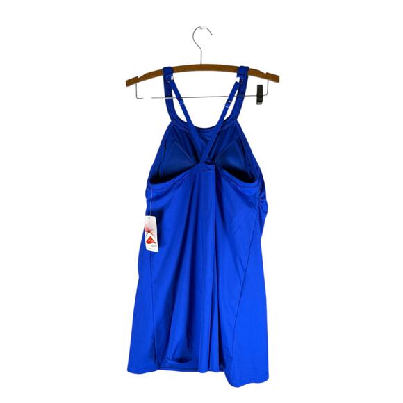 Lands’ End Women’s Blue Swim Dress Size 14 – LYCRA Xtra Life Fabric NWT - Picture 10 of 12